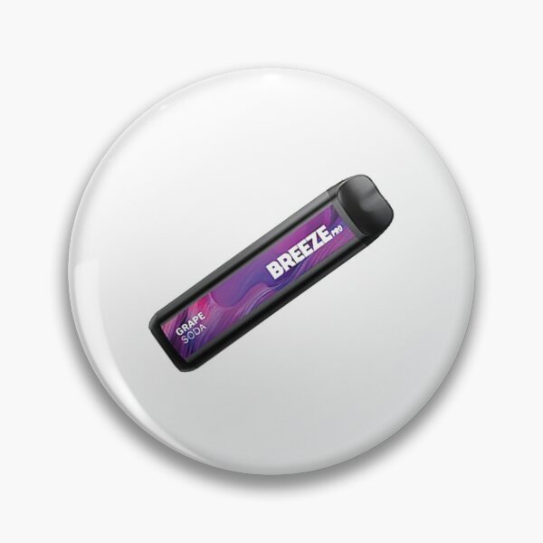 Vaping Area - ブリーズプログレープソーダベープソフトボタンピンギフトラペルピンバッジブローチ漫画ジュエリーおかしい首輪服帽子クリエイティブかわいい