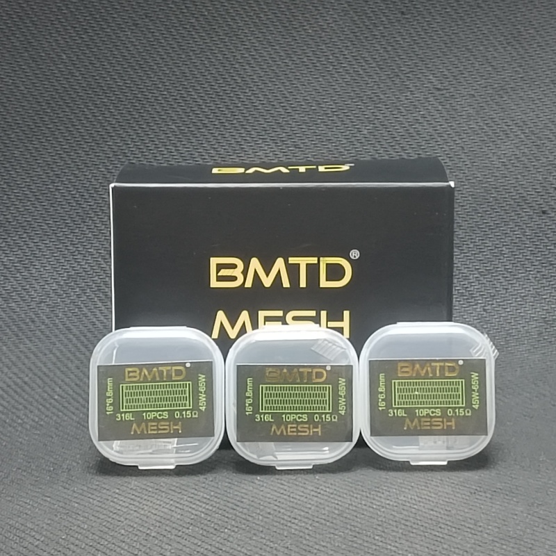 Stainless Wire Ss316 - 5個入り BMTDプレビルドコイル SS316メッシュ 0.12/0.15オーム 16*6.8mmワイヤー Zeus
