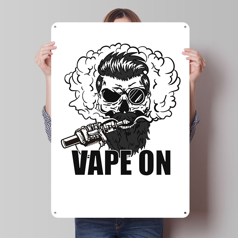 Accessories For Vaping - クールな電子タバコのブリキポスター、カスタマイズ可能なウォールアート、レトロヴィンテージメタルサイン、家の部屋、バーのアクセサリー、ワンドデコ