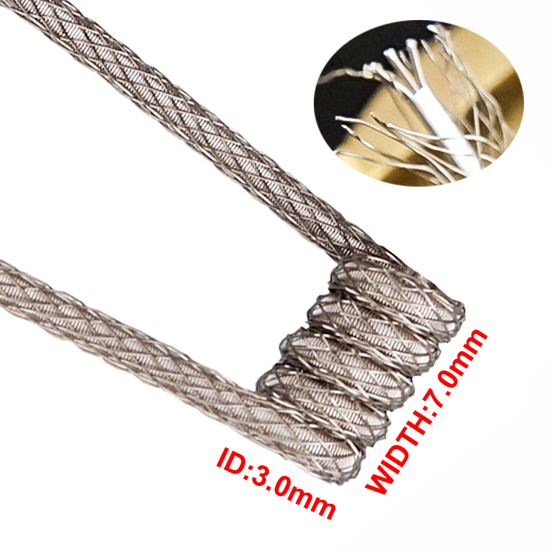 Clapton Wire Pre Built - NI80 RAGING FIRE コイル ニクロム用 プレビルド加熱ワイヤー