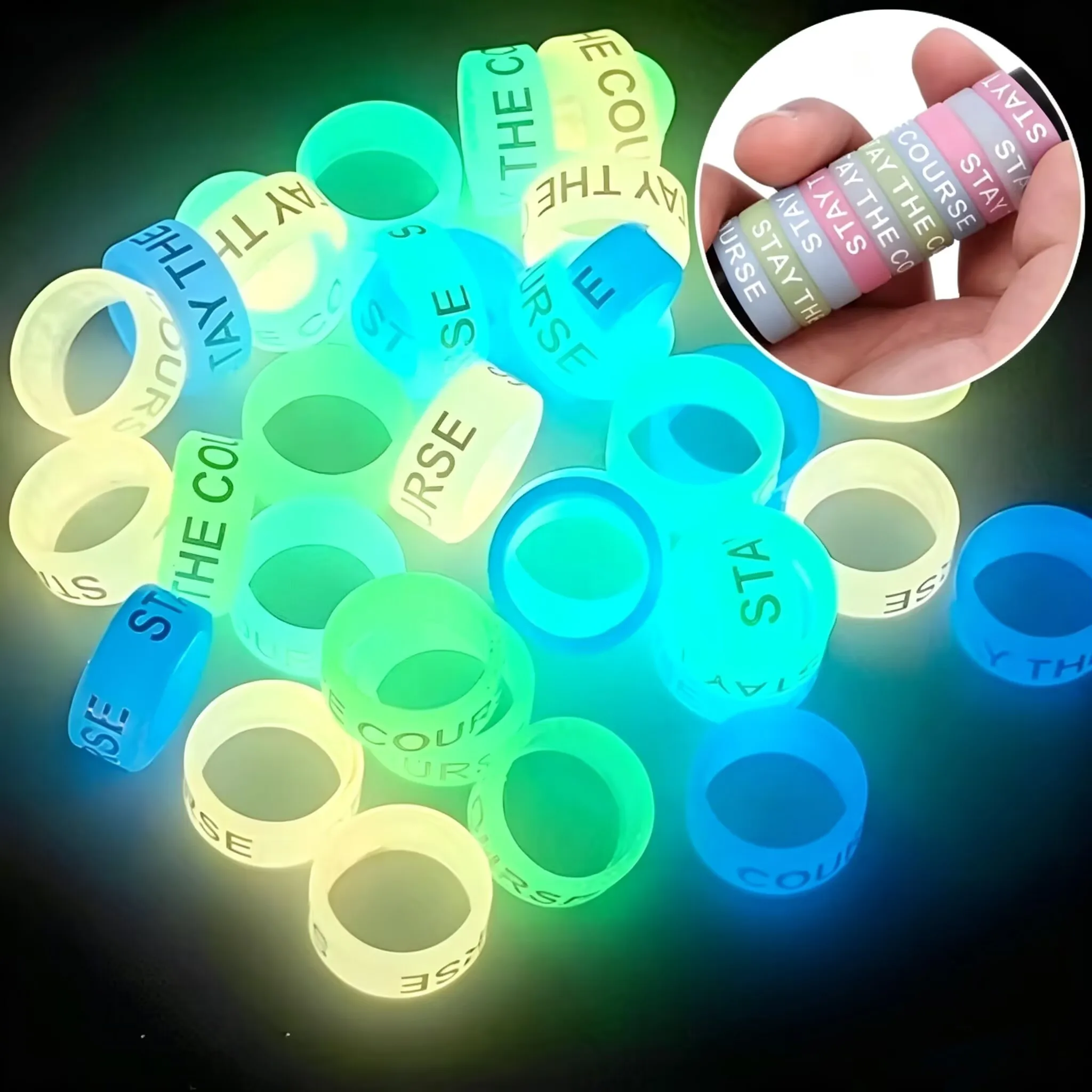 Vape Band Silicone - 20 個の滑り止めシリコンマルチサークルバンドゴム自転車グリップ釣竿ラケットハンドルグリップクールな装飾釣具用