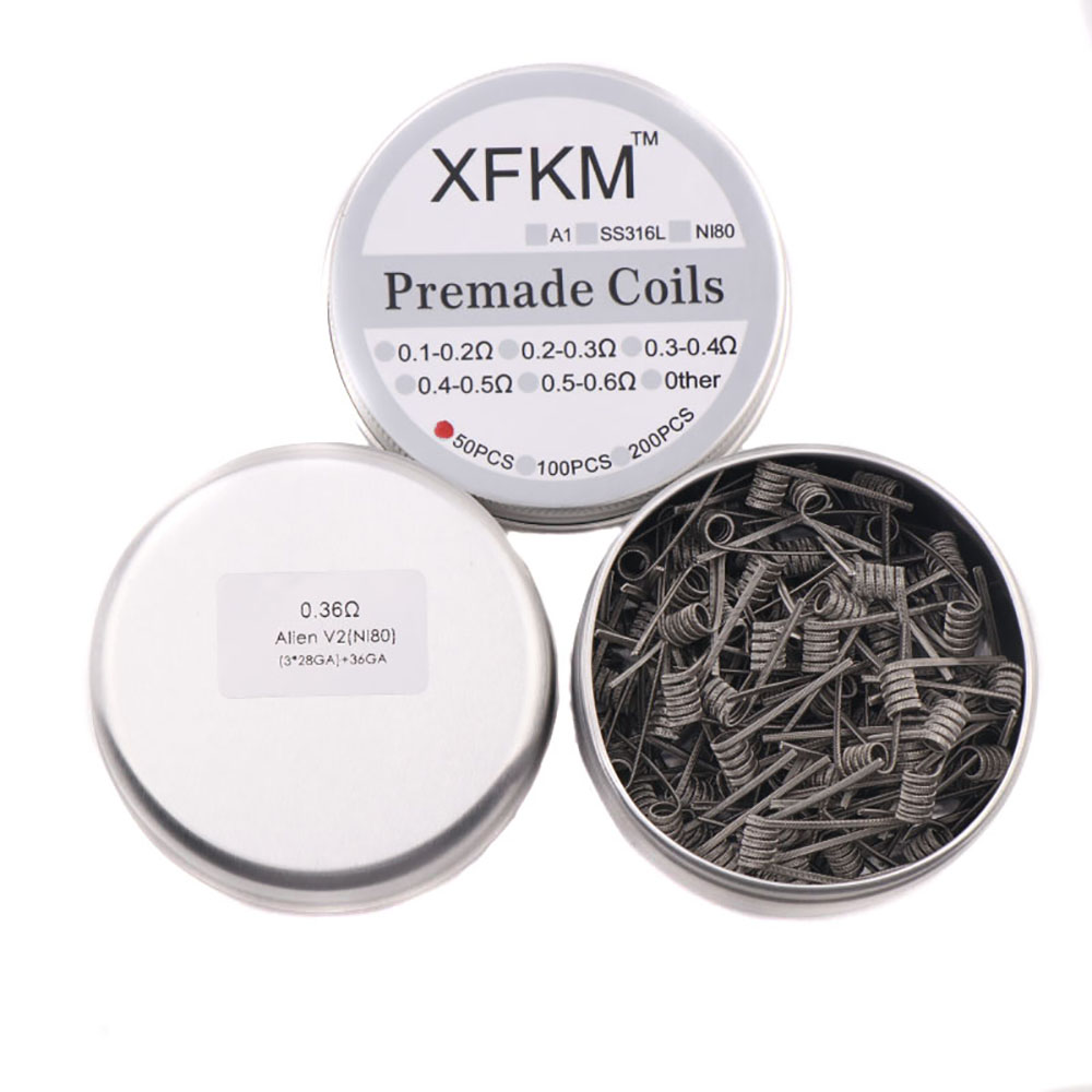 新しい XFKM 100 ピース/ボックス NI80/A1/ - Clapton Wire Pre Built のレビューと価格