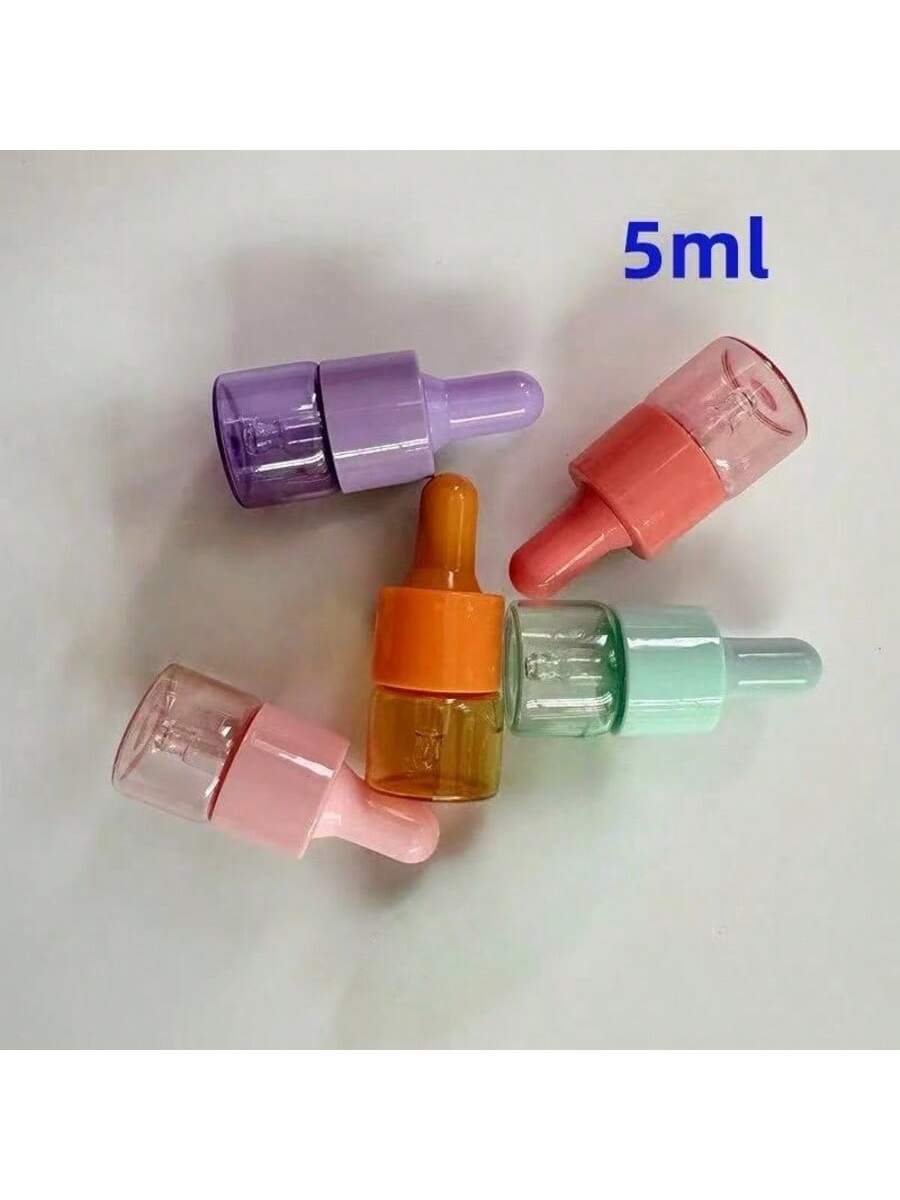 5 個 5ml 10ml カラーガラススポイトボトル空詰め替 - Juice Bottle Dropper のレビューと価格