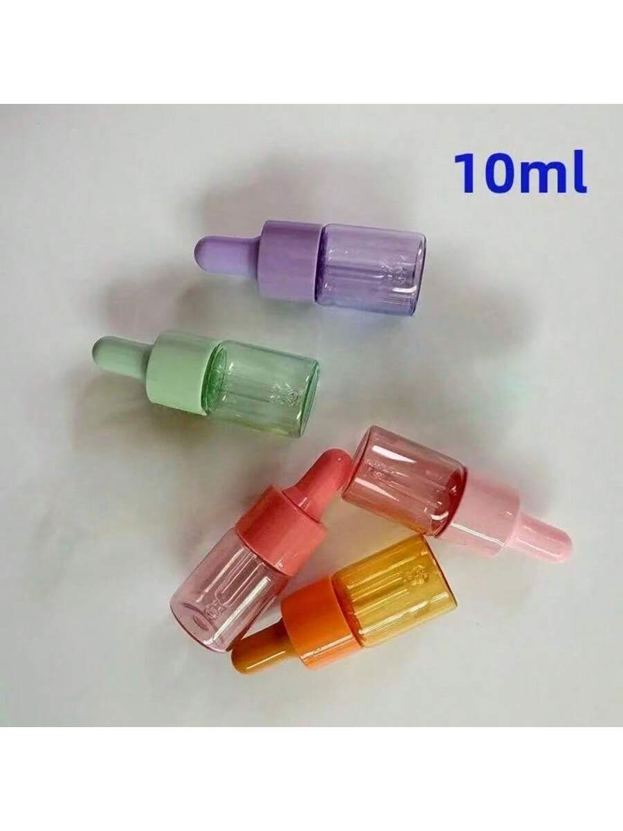 5 個 5ml 10ml カラーガラススポイトボトル空詰め替 - Juice Bottle Dropper のレビューと価格