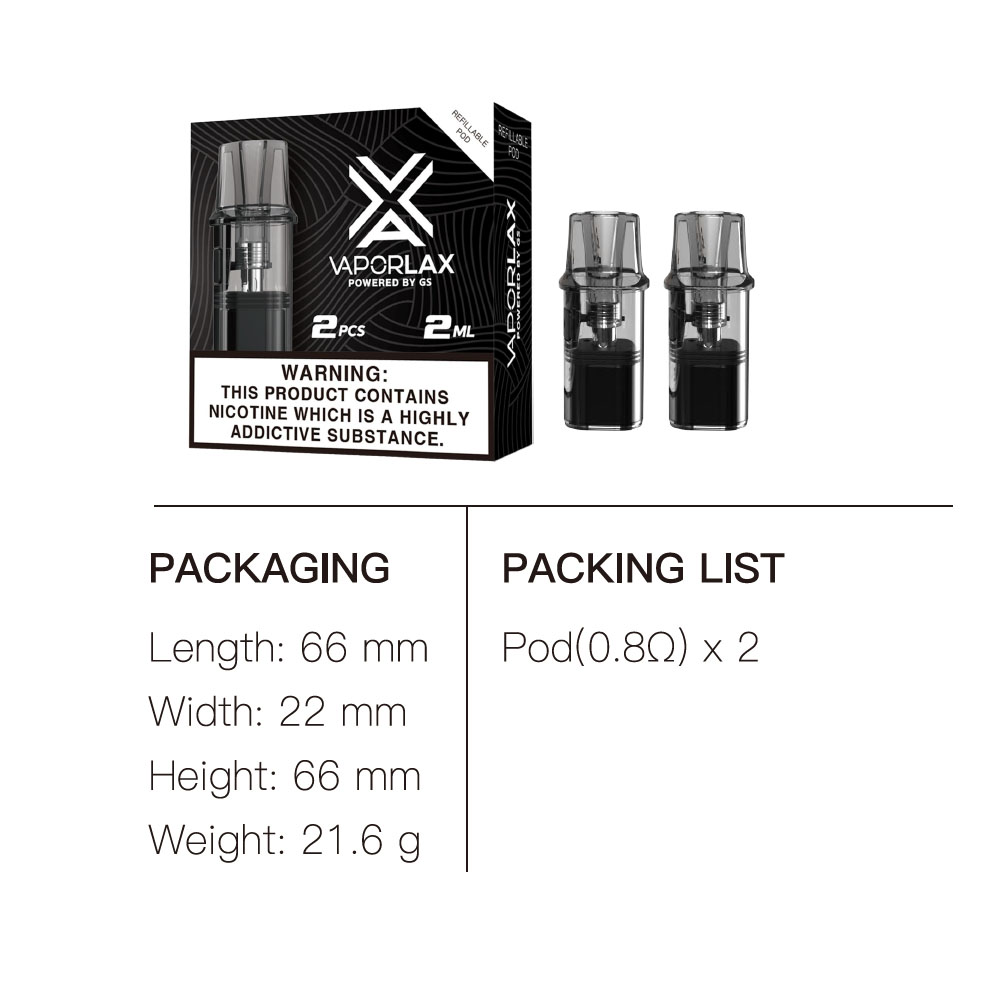 Vaporlax-詰め替え可能なタンク噴霧器,Greenso - Vaping Area のレビューと価格