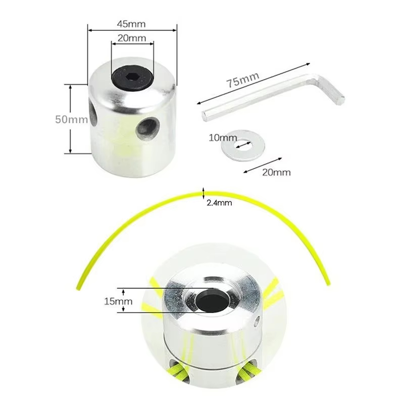 アルミニウム合金ユニバーサル芝刈り機ヘッドと芝刈りライン用交 - Dry Herb Vaping Accessories のレビューと価格