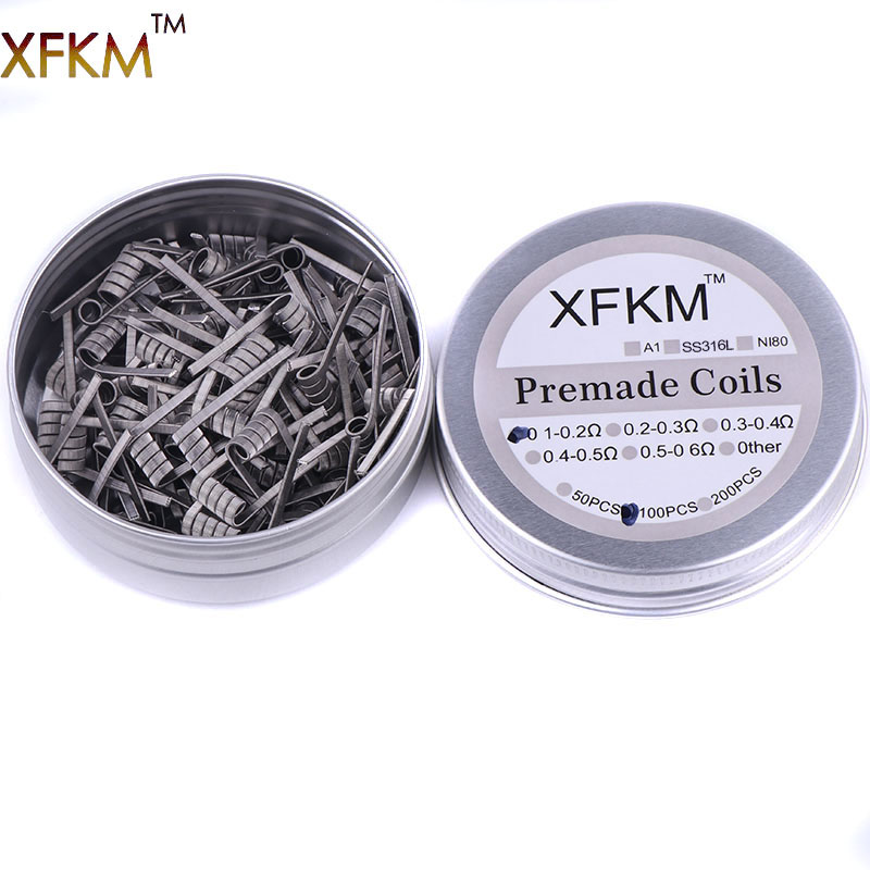 XFKM 50/100 個高密度事前構築 NI80 既成溶融 - Clapton Wire Pre Built のレビューと価格