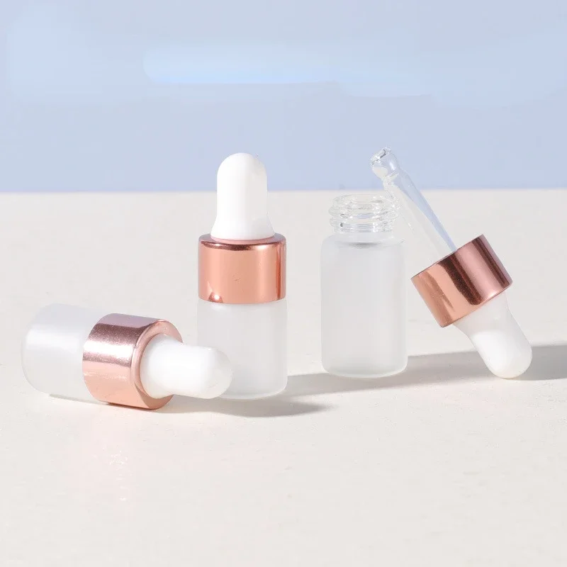 ポータブルゴールドガラスフロストボトル,トラベルエッセンシャ - Juice Bottle Dropper のレビューと価格
