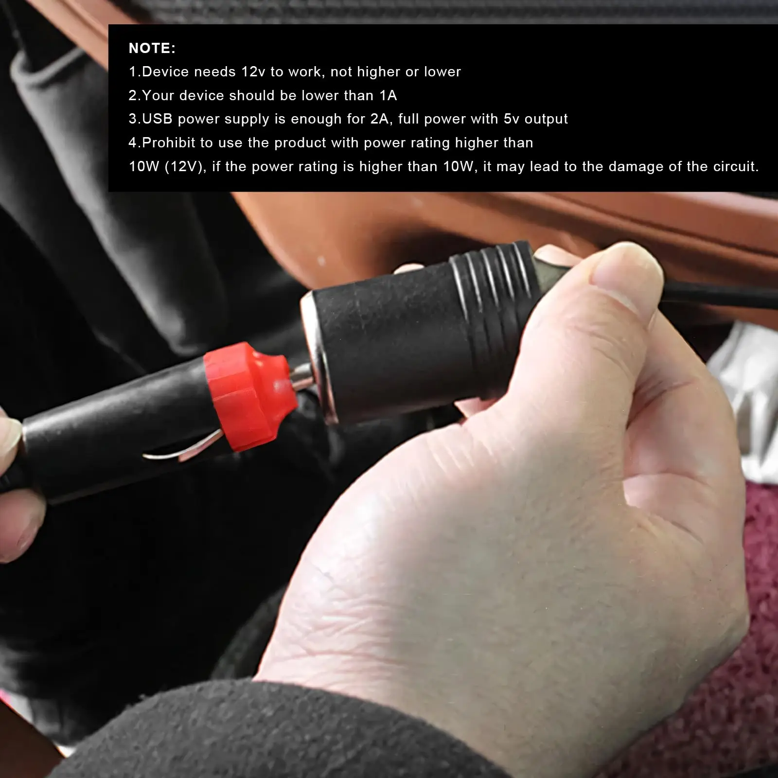 5V から 12V シガーライターソケットタイプ C USB - Accessories Experts Vape のレビューと価格