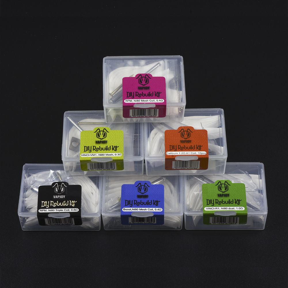 オリジナルのvapjoydiyリビルドキット,calibur - Vape Coil Replacement のレビューと価格