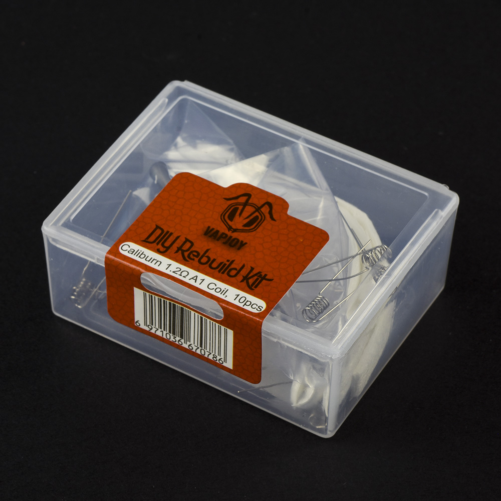 オリジナルのvapjoydiyリビルドキット,calibur - Vape Coil Replacement のレビューと価格