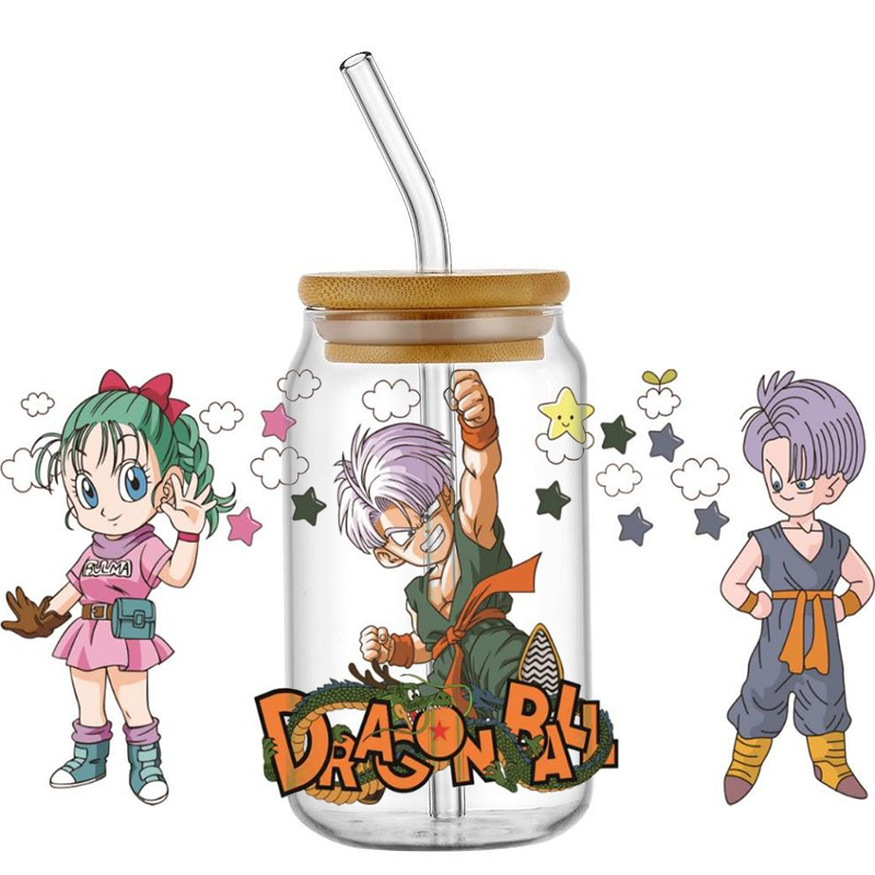 ドラゴンボール柄 16オンス UV DTF カップラップステ - Rdta Tank Glass のレビューと価格