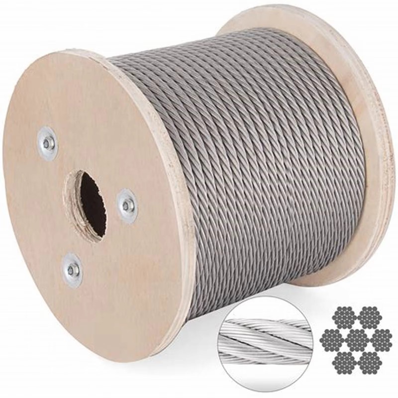 ワイヤーロープ 7X19 直径3.18mm 3.2mm 1/ - Stainless Wire Ss316 のレビューと価格