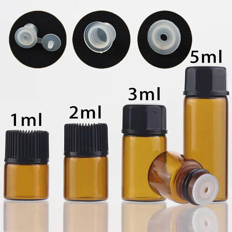 10X 100x 1/2/3/5/10ML ミニアンバー空ド - Juice Bottle Dropper のレビューと価格
