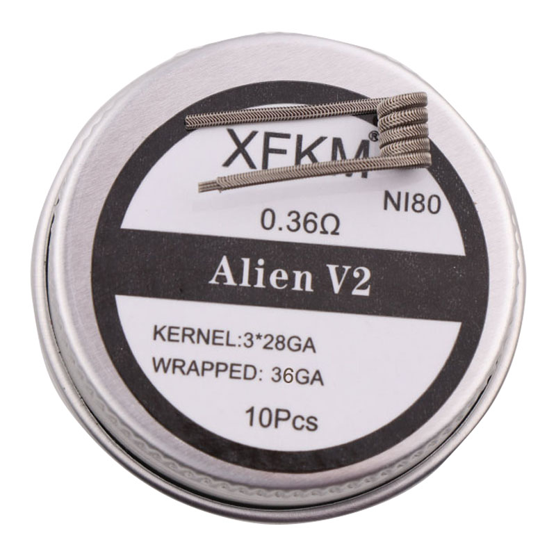 新しいxfkm ni80/a1/ss316l 10ピース/ロ - Clapton Wire Pre Built のレビューと価格