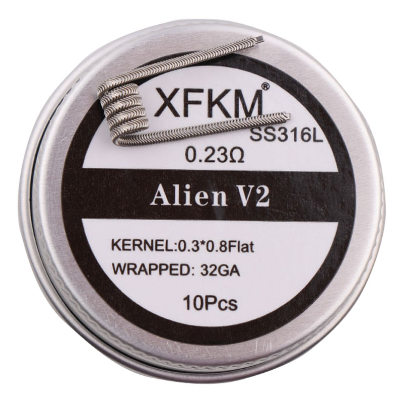 新しいxfkm ni80/a1/ss316l 10ピース/ロ - Clapton Wire Pre Built のレビューと価格