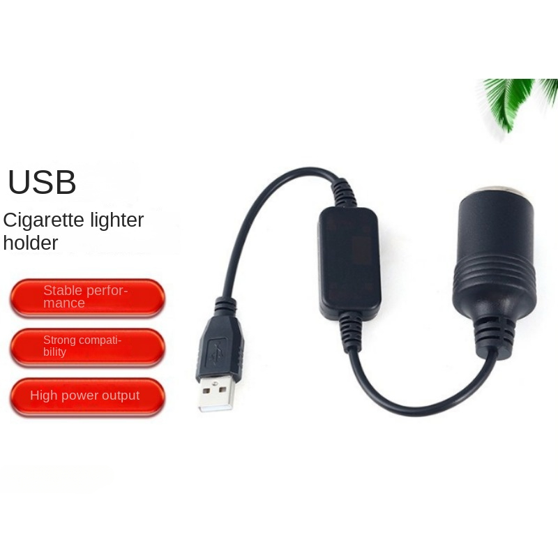 1pc 5V 2A USB から 12V シガーライターソケ - Accessories Experts Vape のレビューと価格