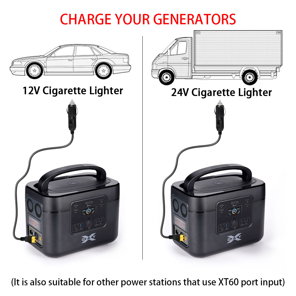 Xt60 16awgプラグカーシガレットライター、ポータブル - Accessories Experts Vape のレビューと価格